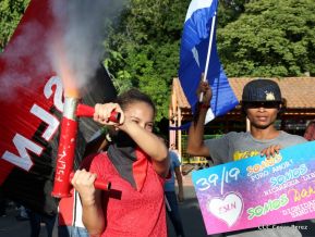 Miles caminaron por la Paz en Nicaragua