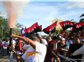 Miles caminaron por la Paz en Nicaragua