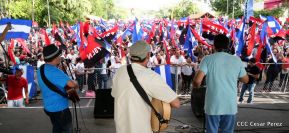 Miles caminaron por la Paz en Nicaragua