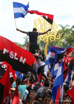 Miles caminaron por la Paz en Nicaragua