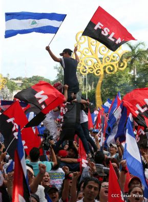 Miles caminaron por la Paz en Nicaragua