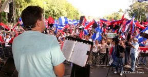 Miles caminaron por la Paz en Nicaragua