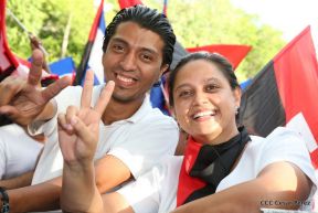 Miles caminaron por la Paz en Nicaragua