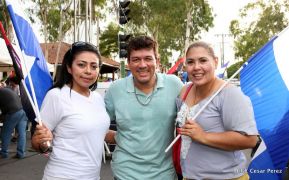 Miles caminaron por la Paz en Nicaragua