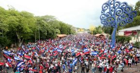 Miles caminaron por la Paz en Nicaragua