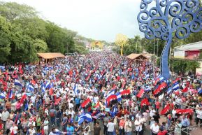 Miles caminaron por la Paz en Nicaragua