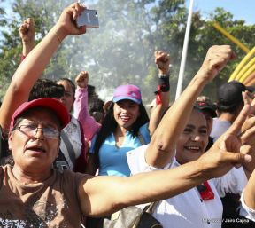 Miles caminaron por la Paz en Nicaragua
