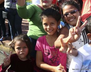 Miles caminaron por la Paz en Nicaragua