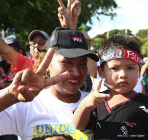 Miles caminaron por la Paz en Nicaragua