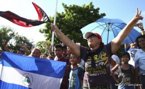 Miles caminaron por la Paz en Nicaragua