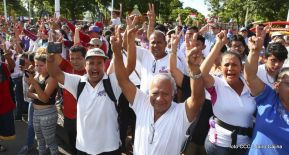 Miles caminaron por la Paz en Nicaragua