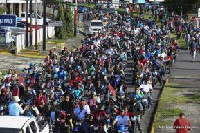 Miles caminaron por la Paz en Nicaragua