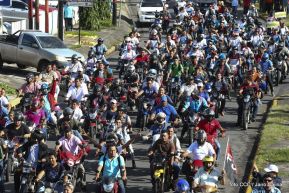 Miles caminaron por la Paz en Nicaragua