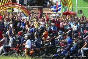 Miles caminaron por la Paz en Nicaragua