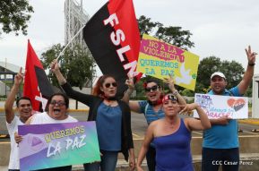 Pueblo nicaragüense camina por la paz y la tranquilidad