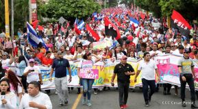 Pueblo nicaragüense camina por la paz y la tranquilidad