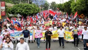 Pueblo nicaragüense camina por la paz y la tranquilidad