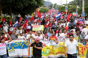 Pueblo nicaragüense camina por la paz y la tranquilidad