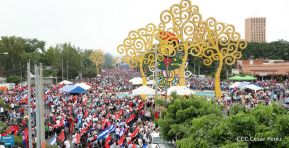 Pueblo nicaragüense camina por la paz y la tranquilidad