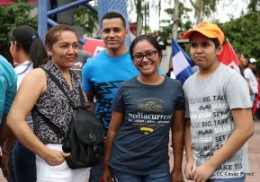 Pueblo nicaragüense camina por la paz y la tranquilidad