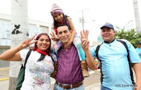 Pueblo nicaragüense camina por la paz y la tranquilidad