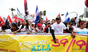 Pueblo nicaragüense camina por la paz y la tranquilidad