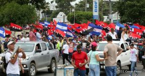 Pueblo nicaragüense camina por la paz y la tranquilidad