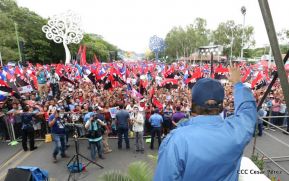 Pueblo nicaragüense camina por la paz y la tranquilidad