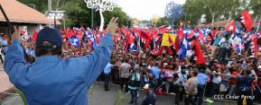 Pueblo nicaragüense camina por la paz y la tranquilidad