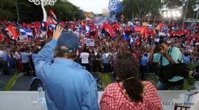 Pueblo nicaragüense camina por la paz y la tranquilidad
