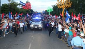 Pueblo nicaragüense camina por la paz y la tranquilidad