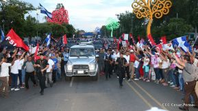 Pueblo nicaragüense camina por la paz y la tranquilidad