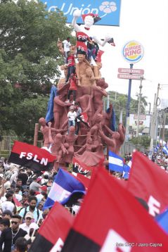 Pueblo nicaragüense camina por la paz y la tranquilidad
