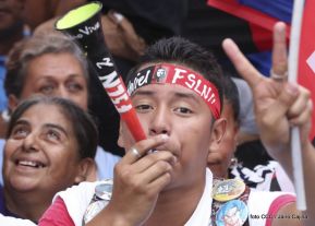 Pueblo nicaragüense camina por la paz y la tranquilidad