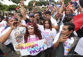Pueblo nicaragüense camina por la paz y la tranquilidad