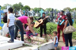 Nicaragua visita cementerios en Día de los Fieles Difuntos