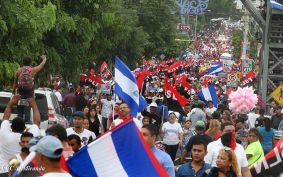 Pueblo nicaragüense camina por la paz y la tranquilidad