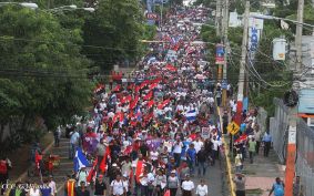 Pueblo nicaragüense camina por la paz y la tranquilidad