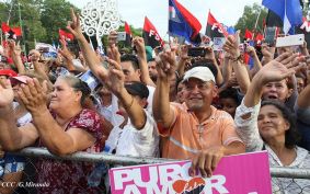 Pueblo nicaragüense camina por la paz y la tranquilidad