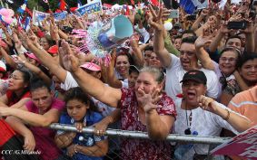 Pueblo nicaragüense camina por la paz y la tranquilidad