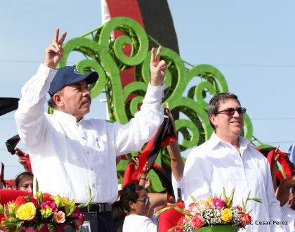 Familias reafirman compromiso por la paz y ratifican apoyo al Gobierno del Presidente Daniel y la Compañera Rosario