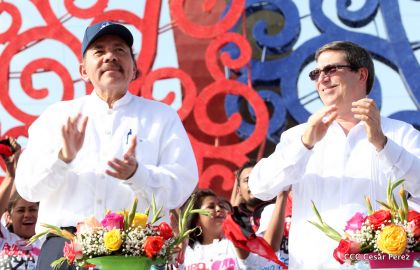 Familias reafirman compromiso por la paz y ratifican apoyo al Gobierno del Presidente Daniel y la Compañera Rosario