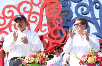 Familias reafirman compromiso por la paz y ratifican apoyo al Gobierno del Presidente Daniel y la Compañera Rosario