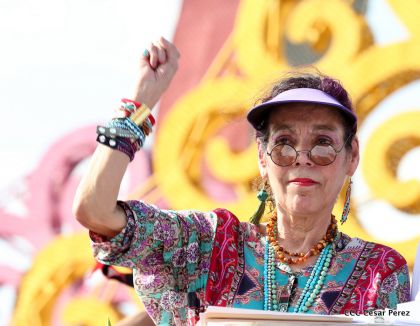 Familias reafirman compromiso por la paz y ratifican apoyo al Gobierno del Presidente Daniel y la Compañera Rosario