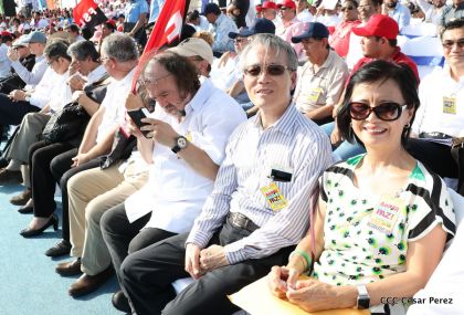 Familias reafirman compromiso por la paz y ratifican apoyo al Gobierno del Presidente Daniel y la Compañera Rosario