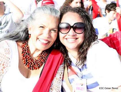 Familias reafirman compromiso por la paz y ratifican apoyo al Gobierno del Presidente Daniel y la Compañera Rosario