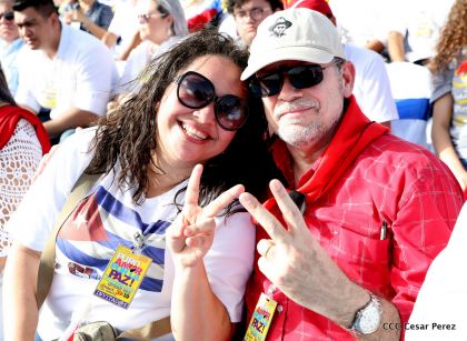 Familias reafirman compromiso por la paz y ratifican apoyo al Gobierno del Presidente Daniel y la Compañera Rosario