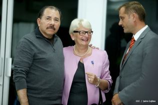 Presidente Daniel recibe a ex Ministra de Cooperación de Luxemburgo