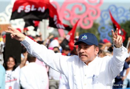 Familias reafirman compromiso por la paz y ratifican apoyo al Gobierno del Presidente Daniel y la Compañera Rosario