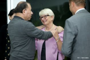 Presidente Daniel recibe a ex Ministra de Cooperación de Luxemburgo